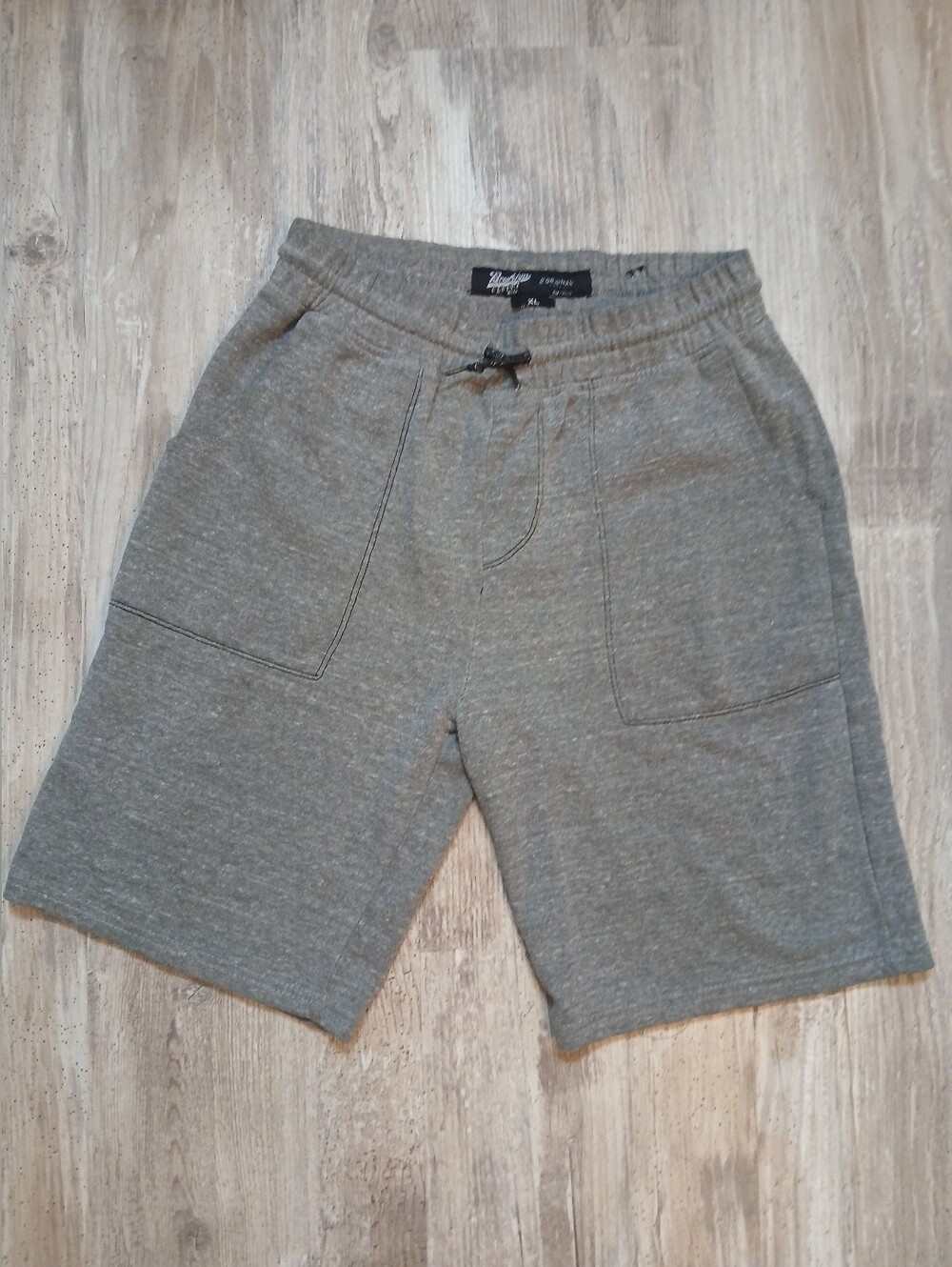 Brooklyn Cloth Boys Shorts - Heathered Grey - Size XL (16)